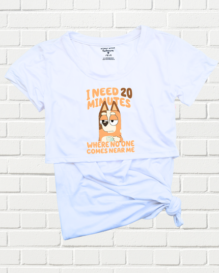 Blusa maternidad-lactancia mc estampada. Chill 20 minutes