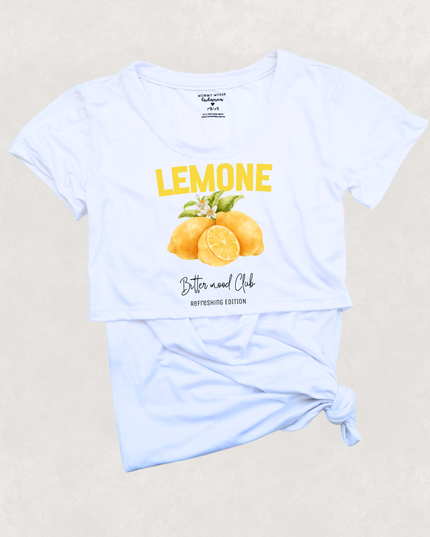 Blusa maternidad-lactancia mc estampada. Lemone