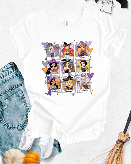 Blusa dama manga corta. Halloween princess