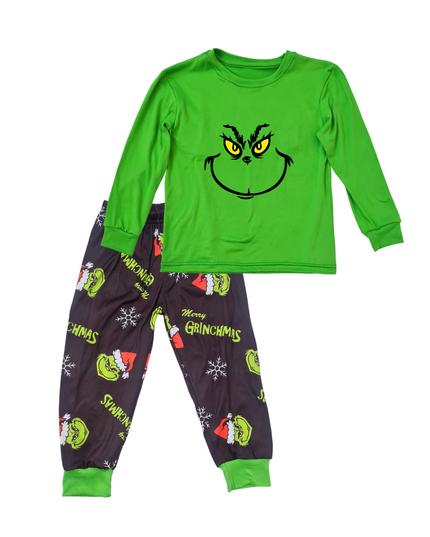 Pijama Kids 2 a 14 años. Grinchmas