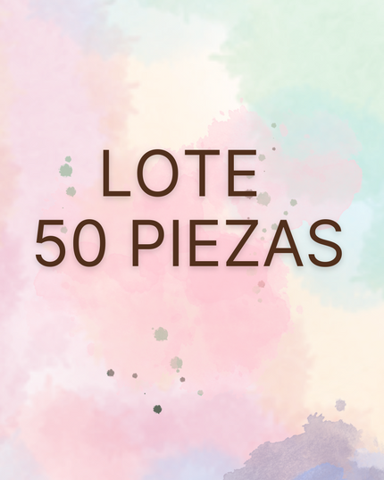 LOTE ARMADO 50 PIEZAS
