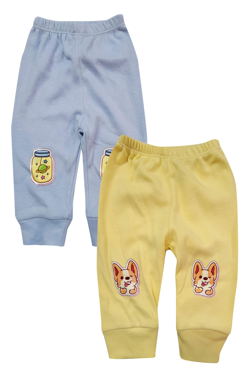 2-PACK Pantalón de algodón bebé. Perrito – Mouse Apparel