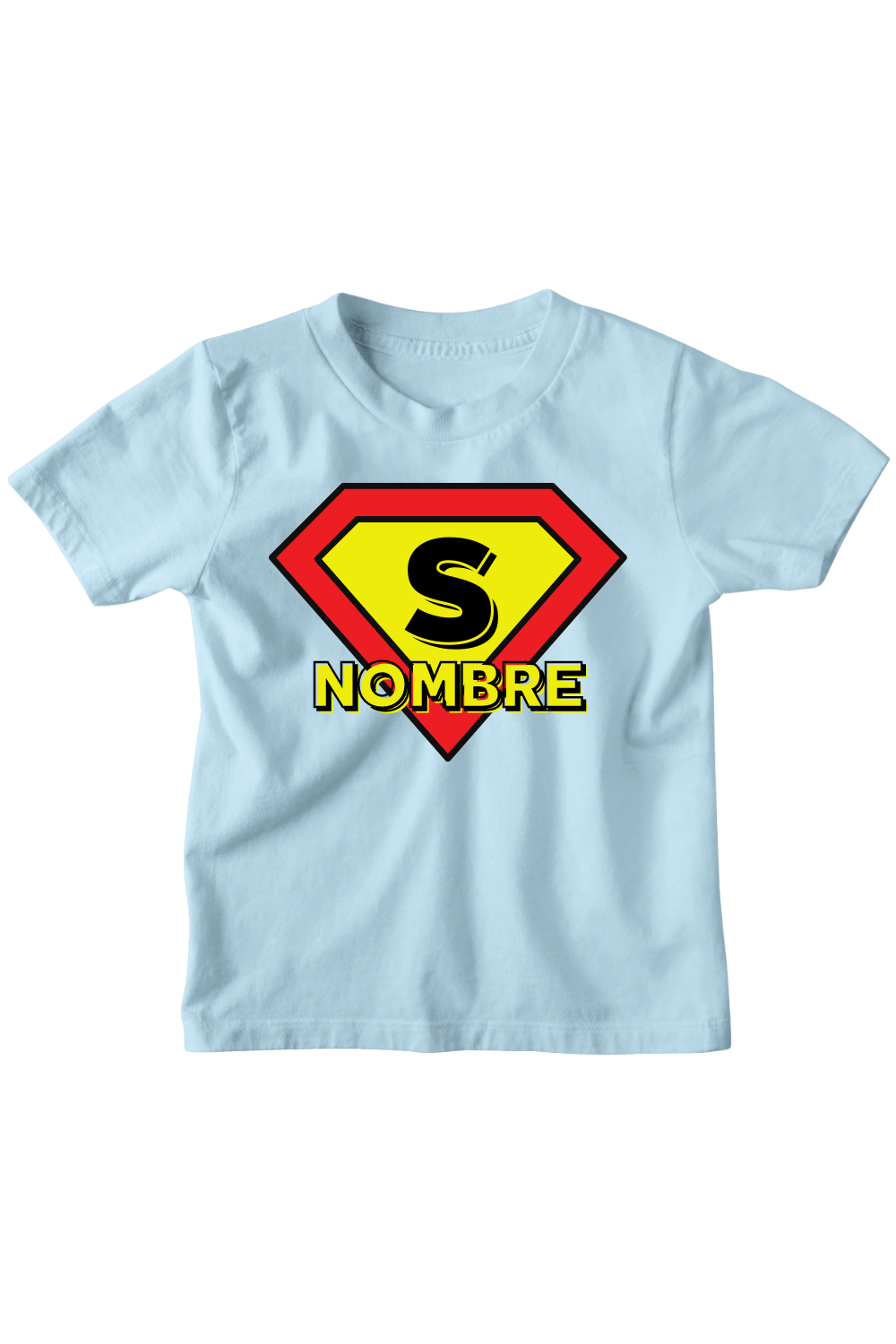 Playera Kids . Super ni o nombre personalizado