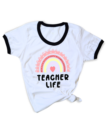 Blusa dama manga corta. Teacher Life