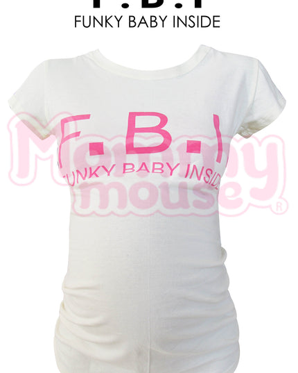Blusa maternidad Básica Manga corta.  F.B.I.