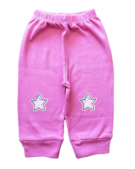2-PACK Pantalón de algodón para bebé. Estrellas