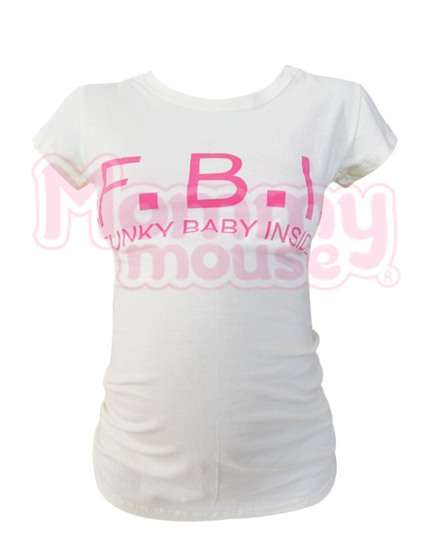 Blusa maternidad Básica Manga corta.  F.B.I.