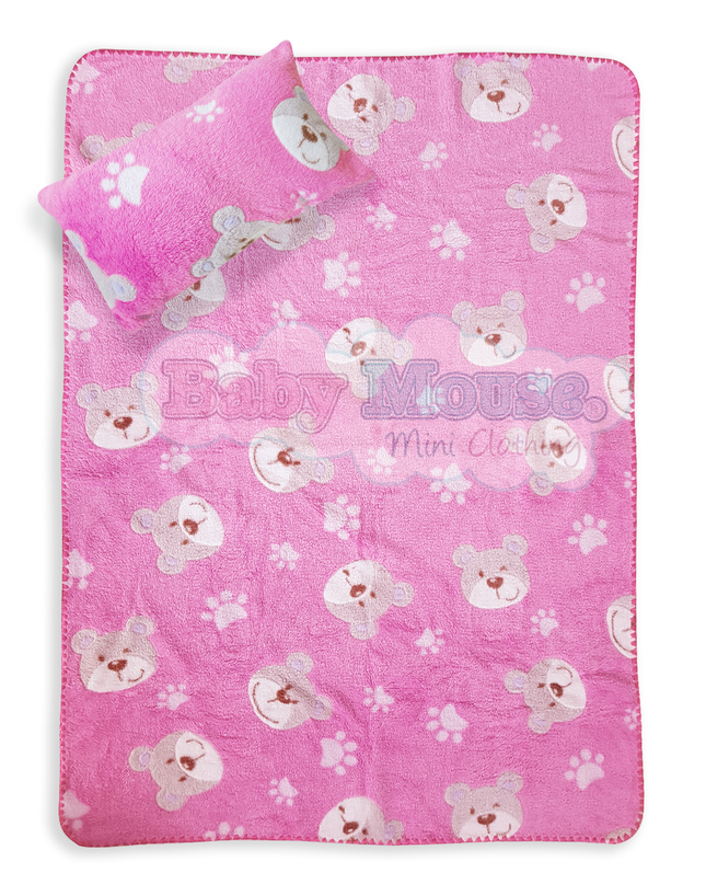 Set de dulces sueños. Oso rosas