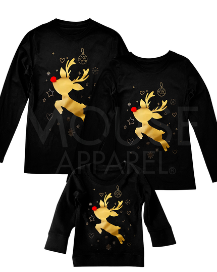 Playera kids . Reno pompón real