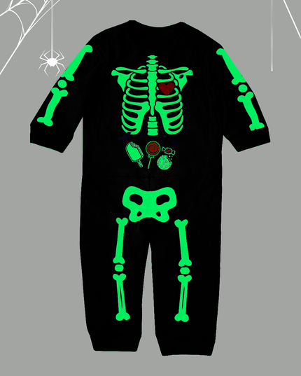 Mameluco bebé ml. Esqueleto baby Brilla