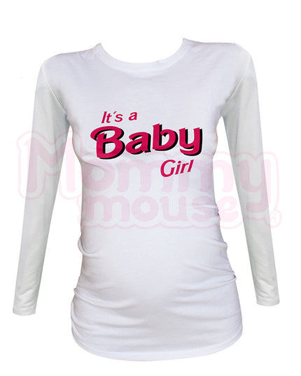 Blusa Maternidad Básica Manga Larga.  It´s a Baby girl