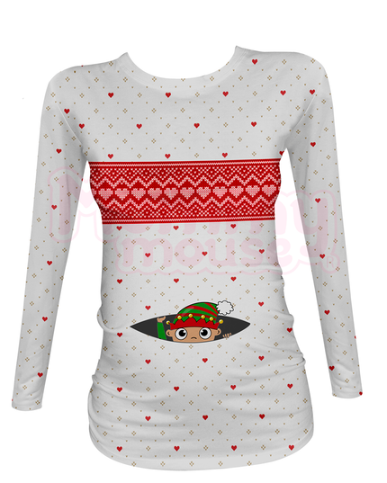 Blusa Maternidad Full P Manga Larga. Duendecillo