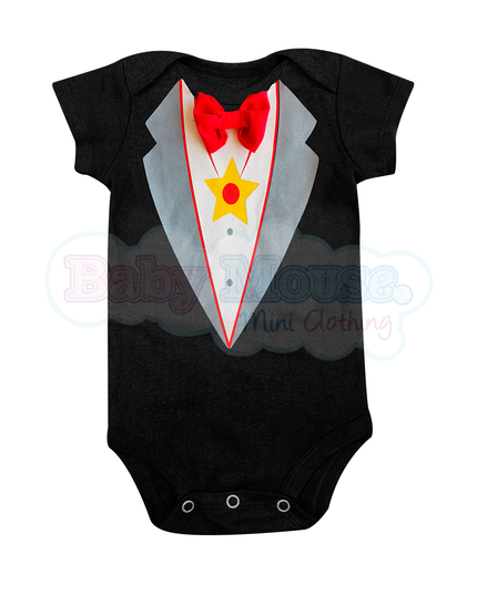 Conjunto 2 Pzas mc. Baby Vampirito moño real