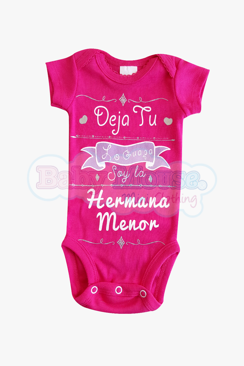 Pa alero Manga Corta Ni a. Guapa hermana menor Mouse Apparel