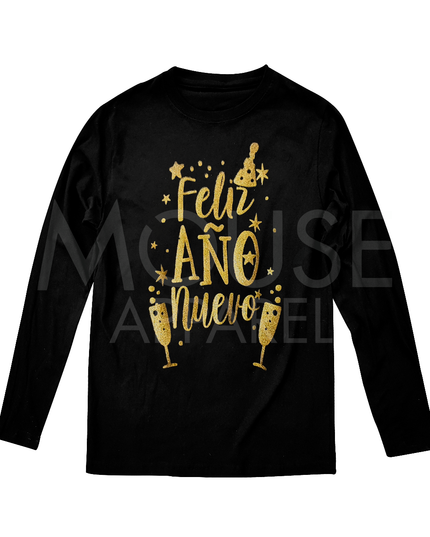 Playera navideña kids. Feliz Año Nuevo