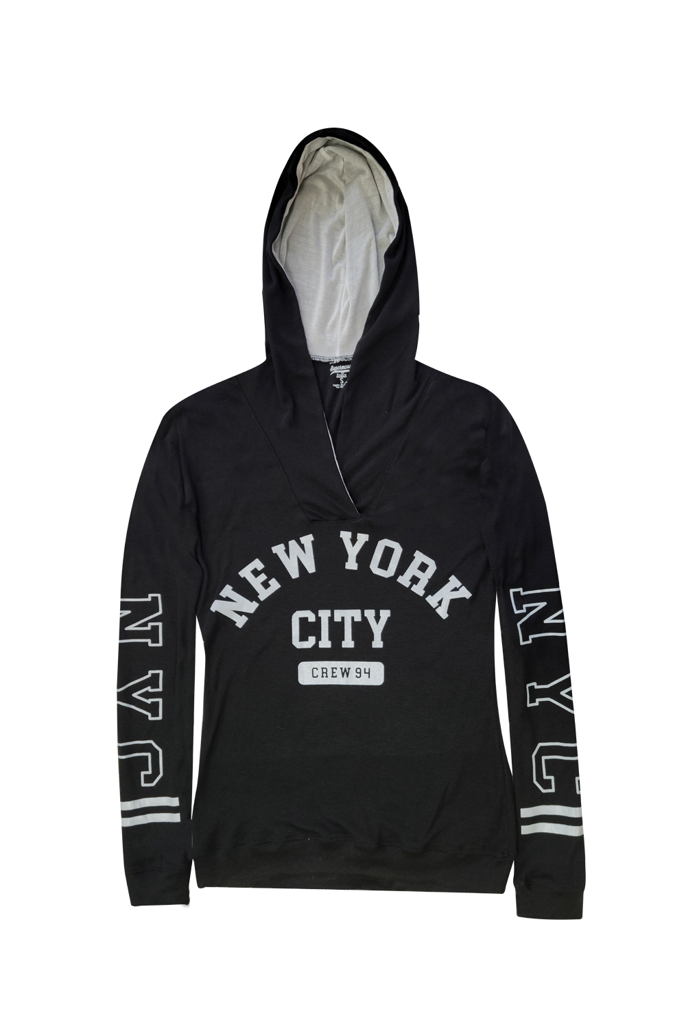 Sudadera cruzada para dama. New York Mouse Apparel