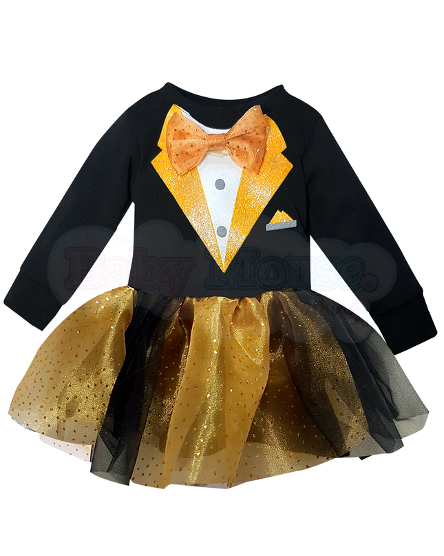 Vestido Fiesta moño real 3 meses a 6 Años