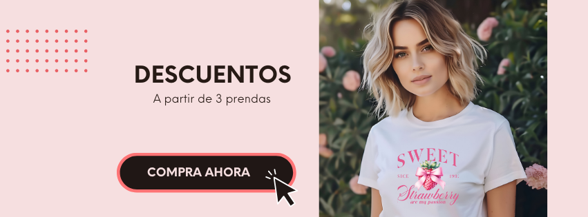 Descuentos a partir de 3 piezas