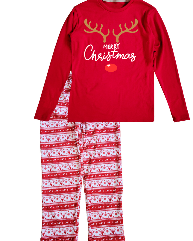 Pijama Caballero. Renos trineos