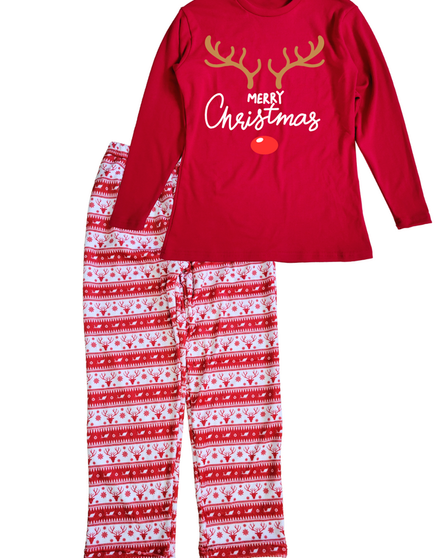Pijama Dama. Renos trineos