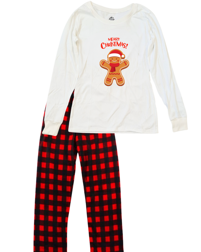 Pijama Franela Dama. Galleta de Jengibre Merry