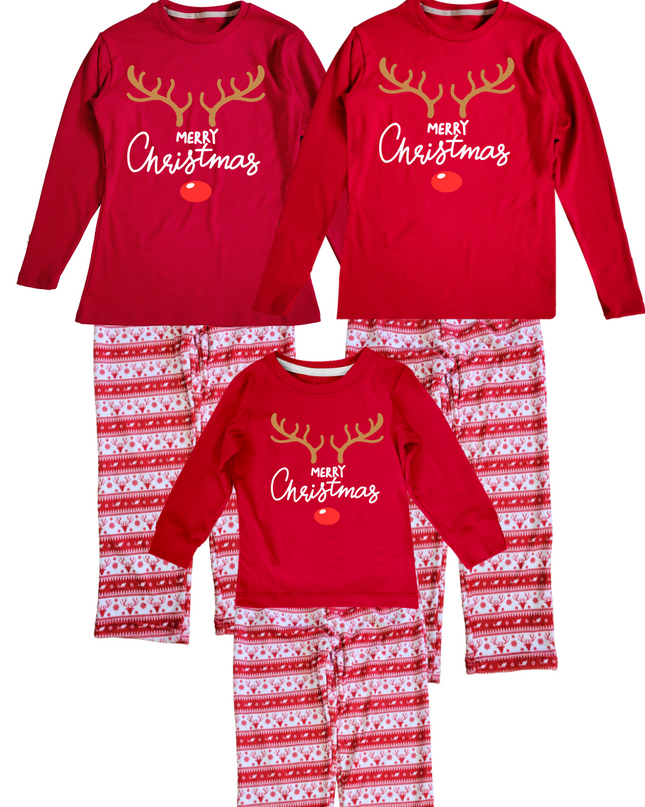 Pijama Caballero. Renos trineos