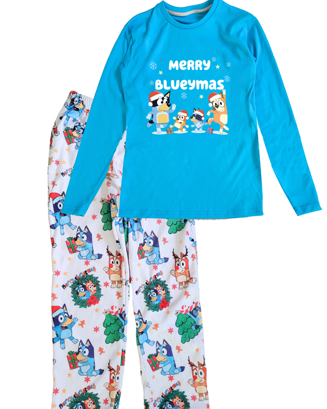 Pijama Caballero. Merry Blueymas