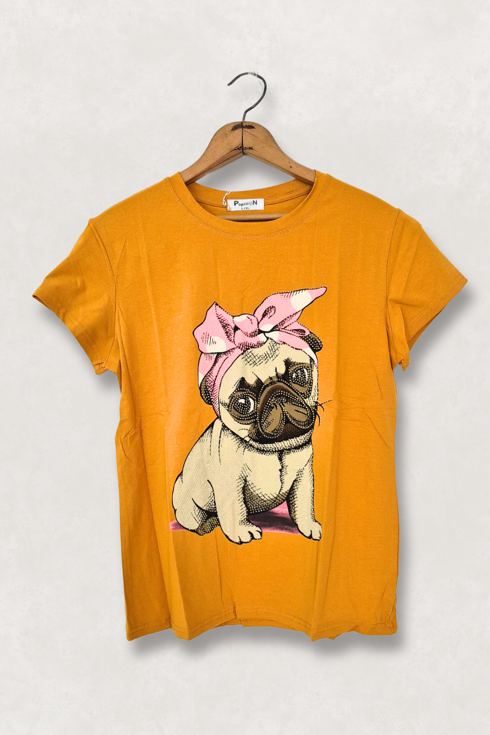 Blusa dama Pedrería. Cute Pug