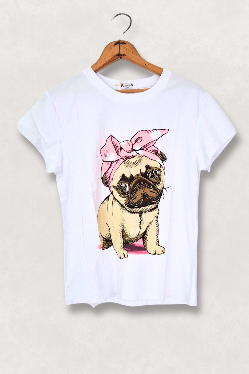 Blusa dama Pedrería. Cute Pug