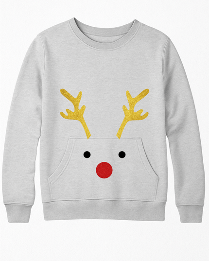 Sudadera afelpada Unisex. Rudolph sprinkle