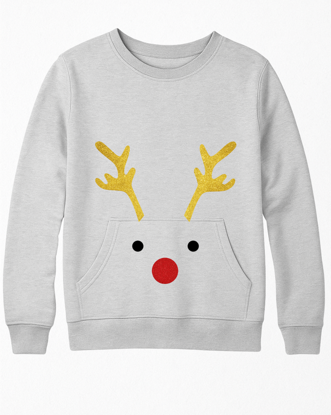 Sudadera afelpada Unisex. Rudolph sprinkle