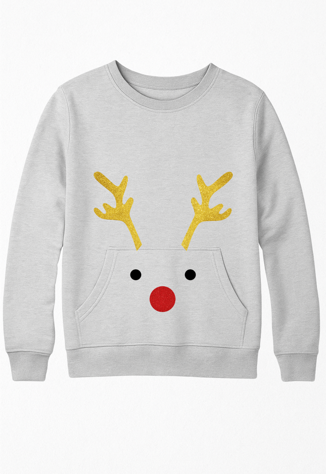 Sudadera afelpada Unisex. Rudolph sprinkle