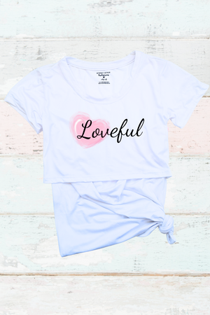 Blusa maternidad-lactancia mc estampada. Loveful