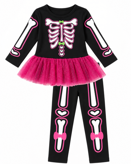 Conjunto 3-6 años . Huesitos Tul Fiusha
