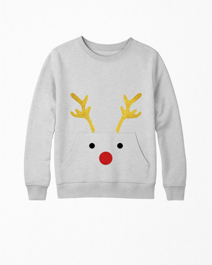 Sudadera afelpada Kids 2 a 12 años. Rudolph Sprinkle