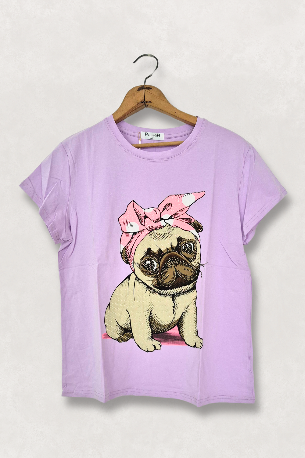 Blusa dama Pedrería. Cute Pug