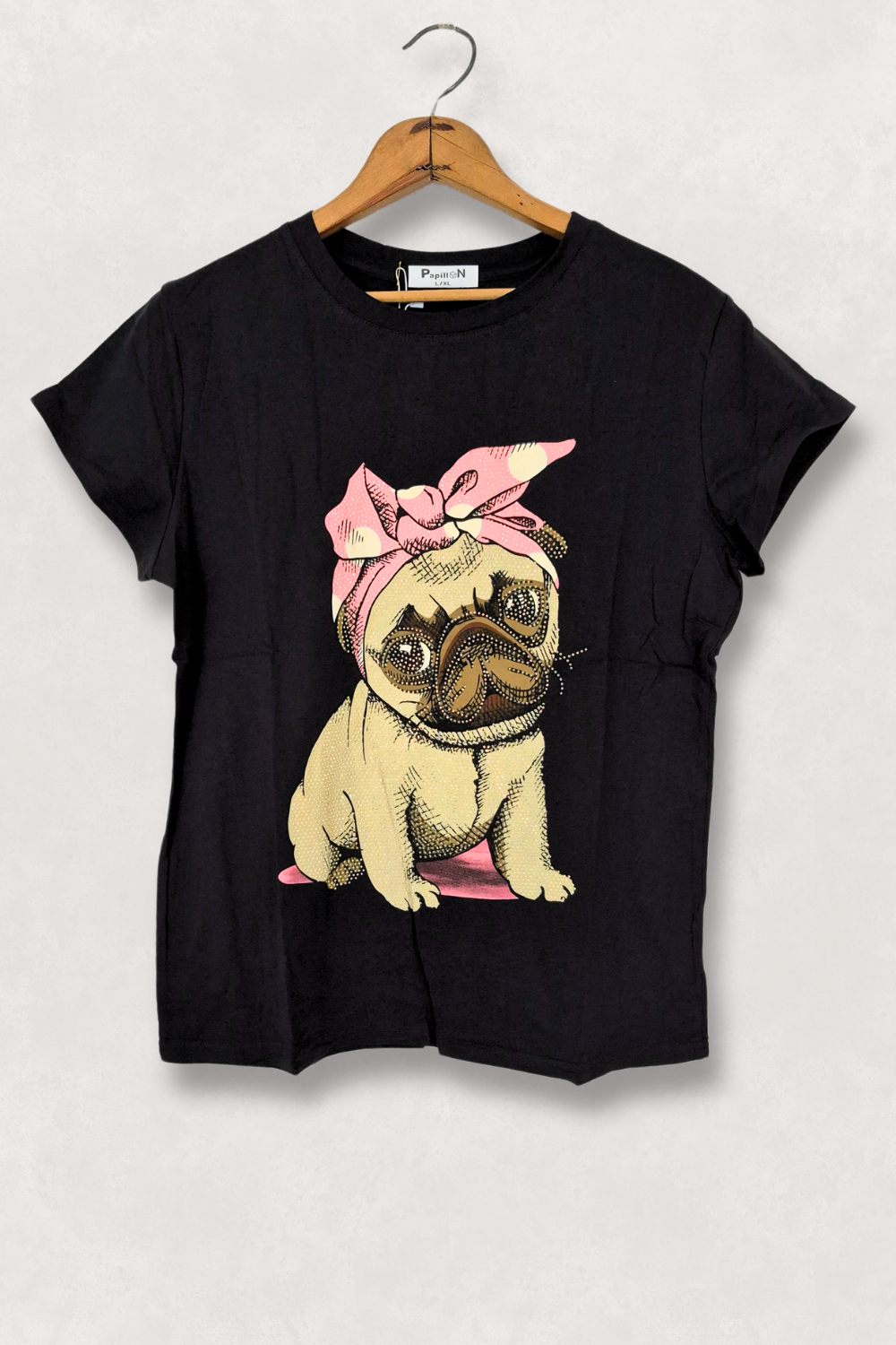 Blusa dama Pedrería. Cute Pug