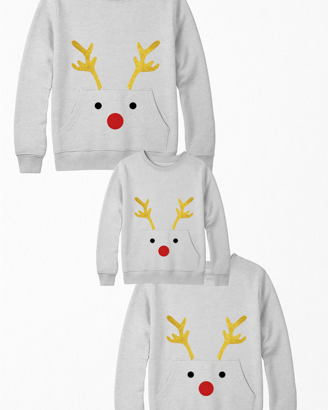 Sudadera afelpada Kids 2 a 12 años. Rudolph Sprinkle