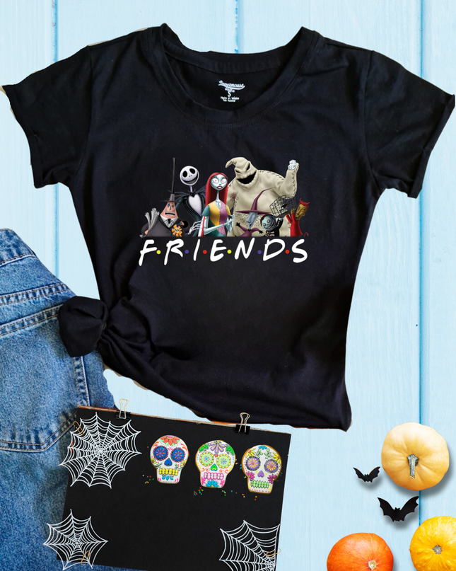 Playera Dama. Friends Horror Jack