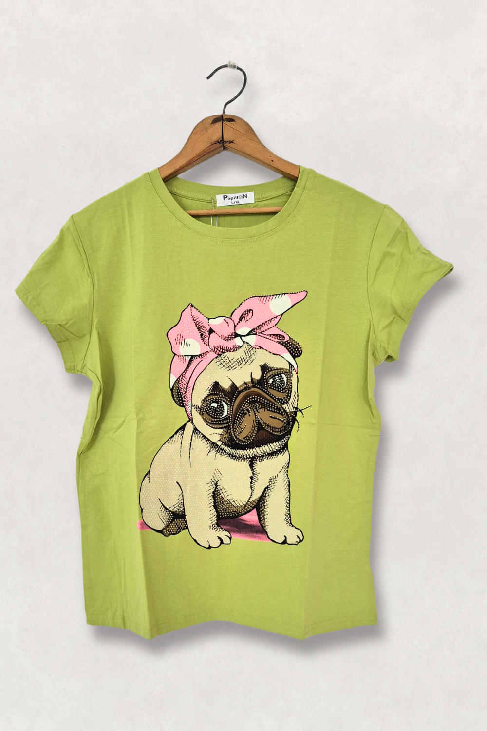 Blusa dama Pedrería. Cute Pug