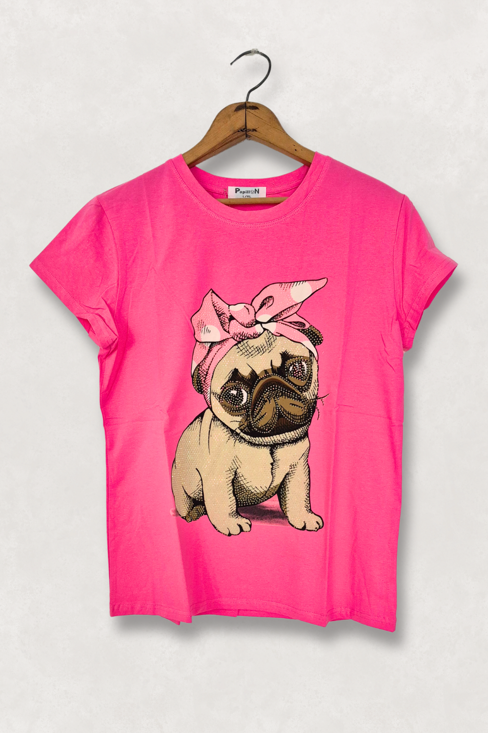 Blusa dama Pedrería. Cute Pug