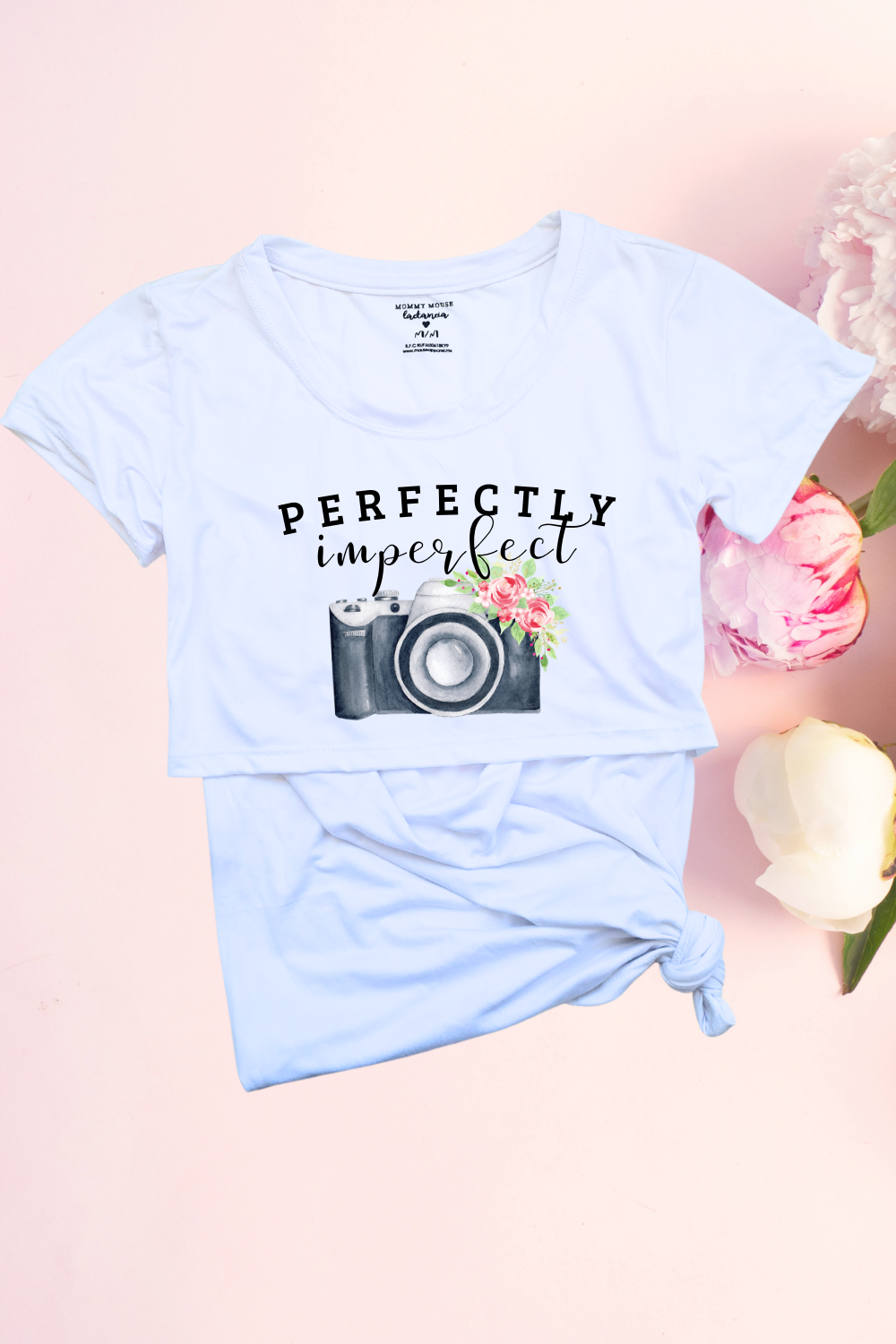 Blusa maternidad-lactancia mc estampada. Perfectly imperfect