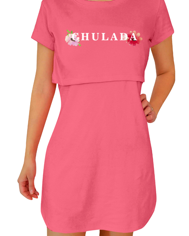 Vestido Camisón maternidad-lactancia mc. Chulada