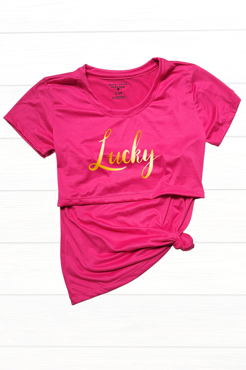 Blusa maternidad-lactancia mc estampada. Lucky