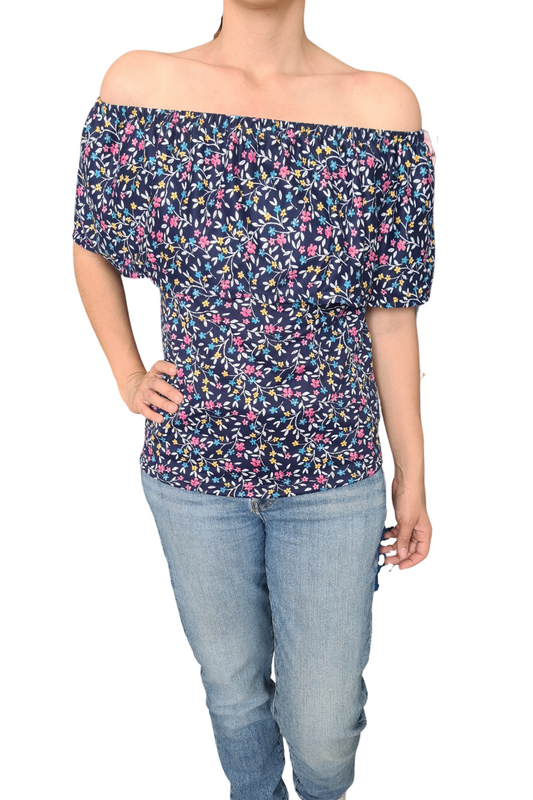 Blusa de Lactancia Campesina. Marino Flores