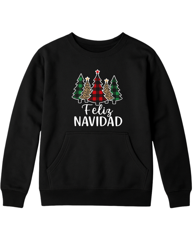 Sudadera afelpada Unisex. Christmas Forest