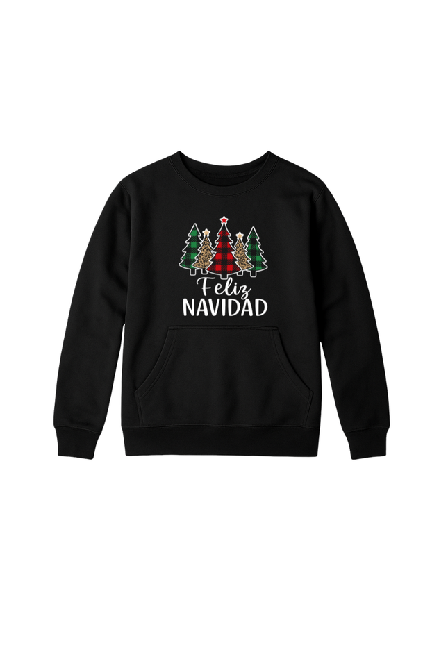 Sudadera afelpada Kids 2 a 12 años. Christmas Forest