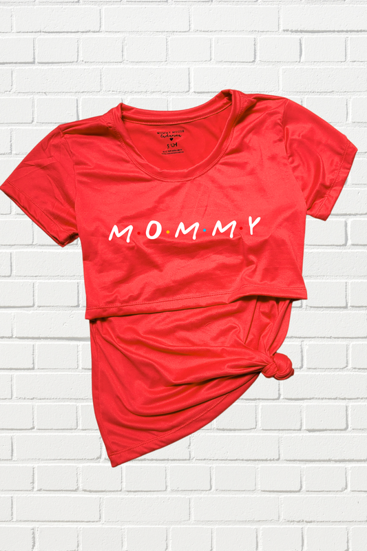 Blusa maternidad-lactancia mc estampada. Mommy Friends