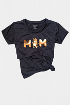 Blusa maternidad-lactancia mc estampada. Mom Chill letters
