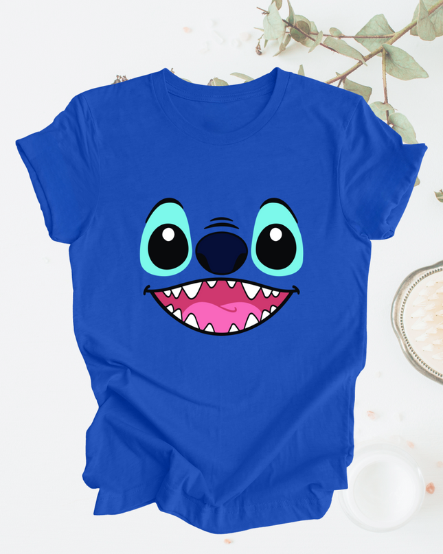 Blusa dama manga corta. Stich